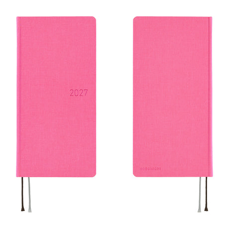 Hobonichi Techo Weeks 2027 - Colors: Pink Sapphire