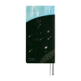Hobonichi Techo Weeks 2027 - Hiroko Kubota: Meteor Shower in the Light Blue