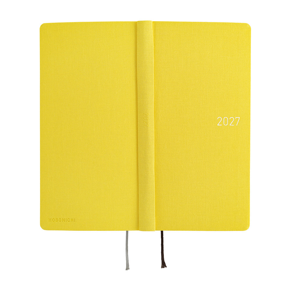 Hobonichi Techo Weeks Mega 2027 - Colors: Canaria Yellow
