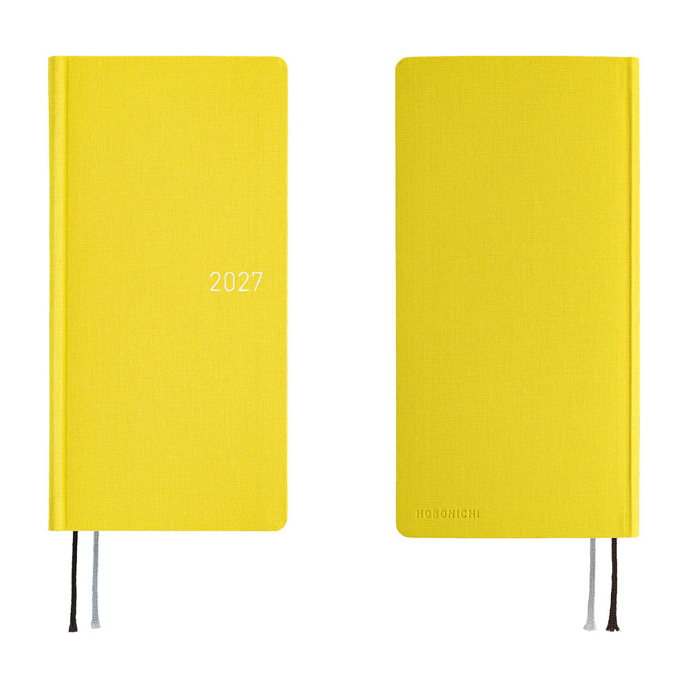 Hobonichi Techo Weeks Mega 2027 - Colors: Canaria Yellow