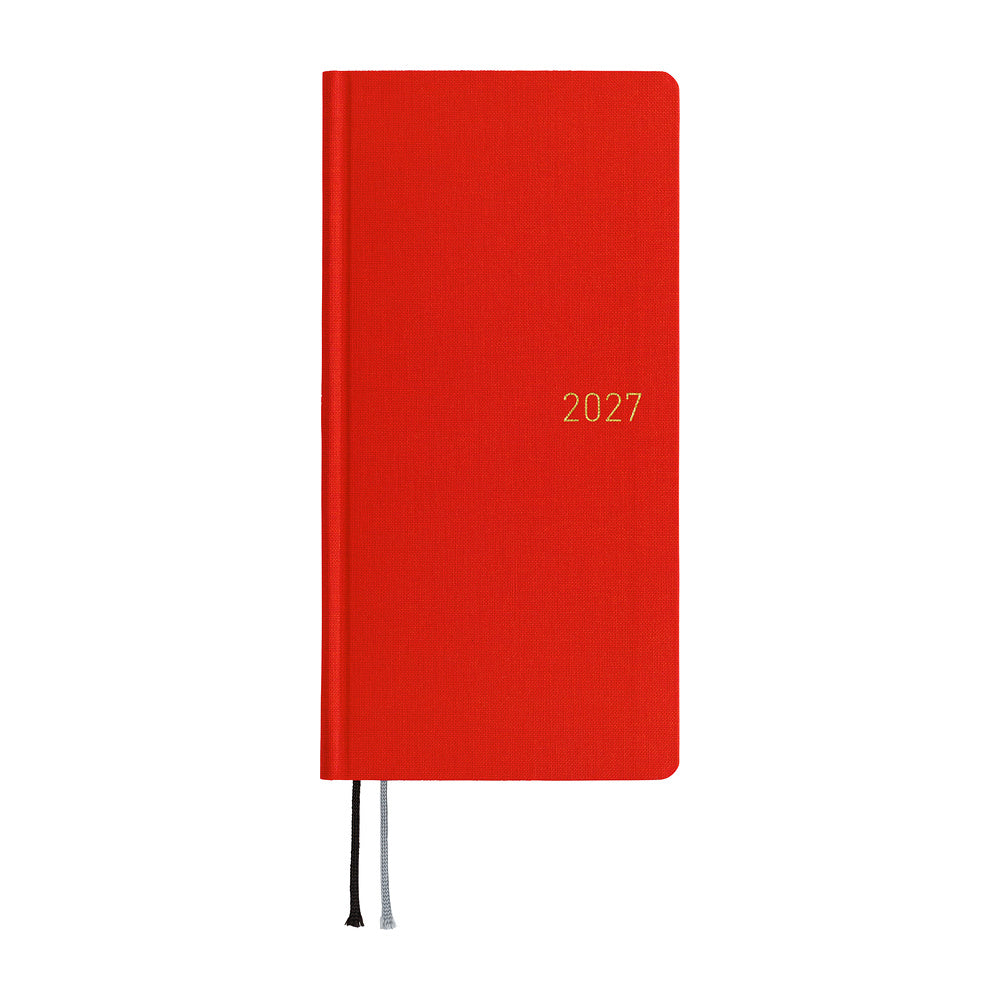 Hobonichi Techo Weeks Mega 2027 - Colors: Poppy Red