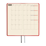 Hobonichi Techo Weeks Mega 2027 - Colors: Poppy Red