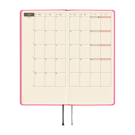 Hobonichi Techo Weeks Mega 2027 - Colors: Pink Sapphire
