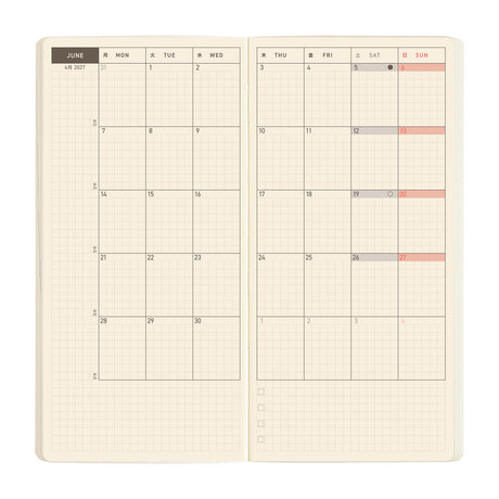 Hobonichi Techo Weeks Mega 2027 - Sneaker: Lime Green