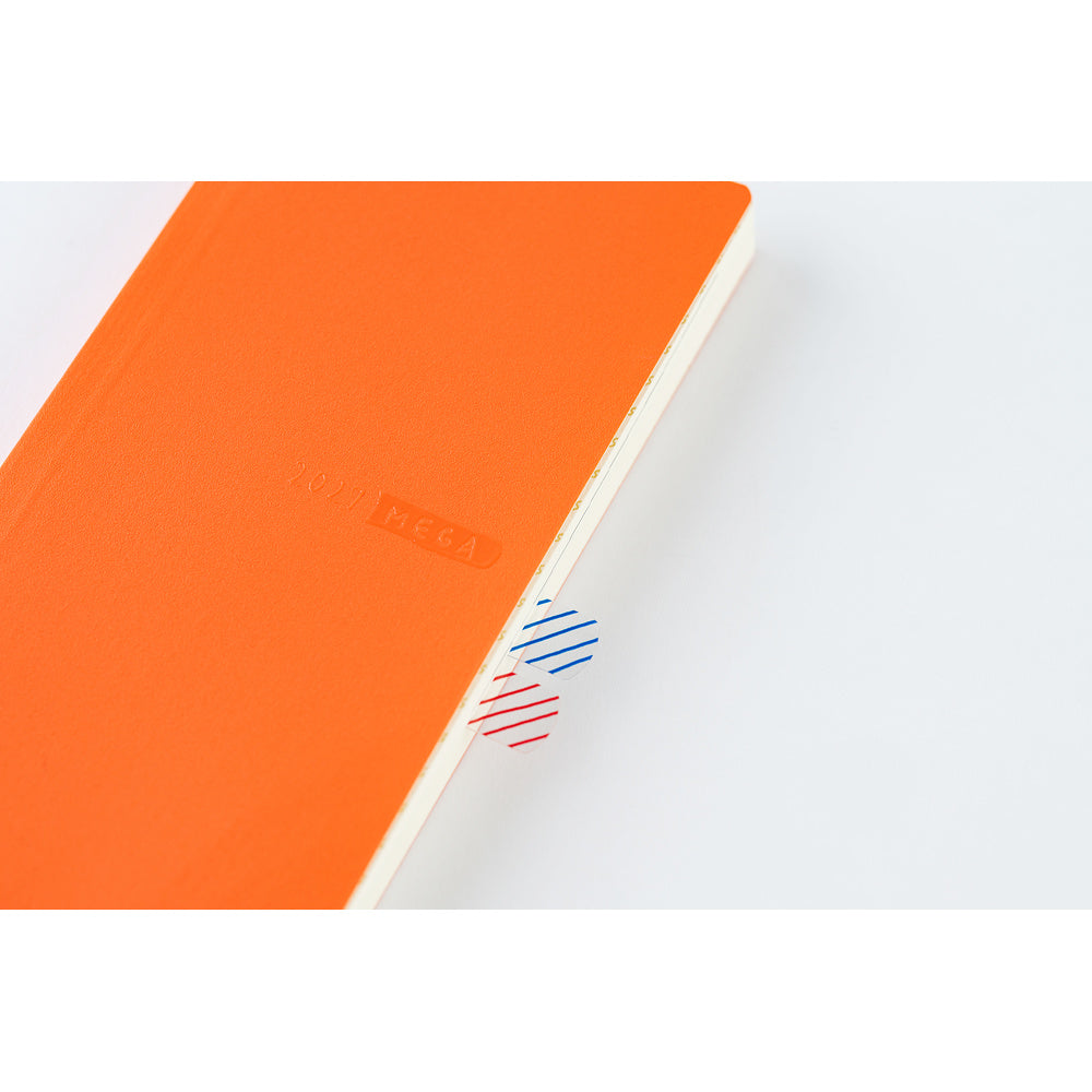 Hobonichi Techo Weeks Mega 2027 - Sneaker: Mandarin Orange