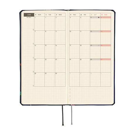 Hobonichi Techo Weeks Mega 2027 - Bow & Tie: Candy Dream