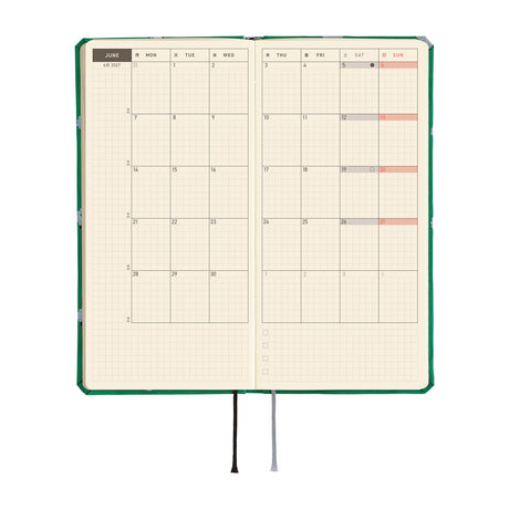 Hobonichi Techo Weeks Mega 2027 - Bow & Tie: Sheep Sheep Sheep
