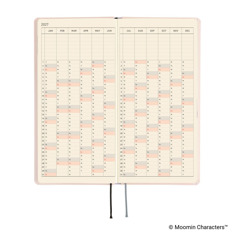 Hobonichi Techo Weeks 2027 - Moomin: At the Table