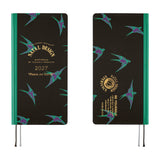 Hobonichi Techo Weeks 2027 - Natal Design: Lucky Swallow