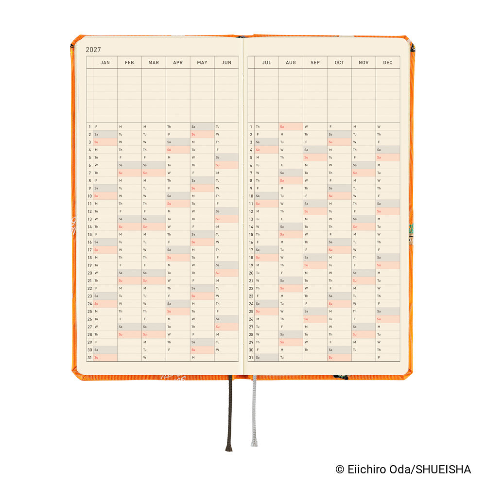 Hobonichi Techo Weeks 2027 - ONE PIECE magazine: Very Very Merry!