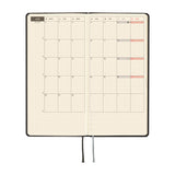 Hobonichi Techo Weeks 2027 - Paper Series: Black Argyle