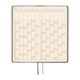 Hobonichi Techo Weeks 2027 - Paper Series: Black Argyle
