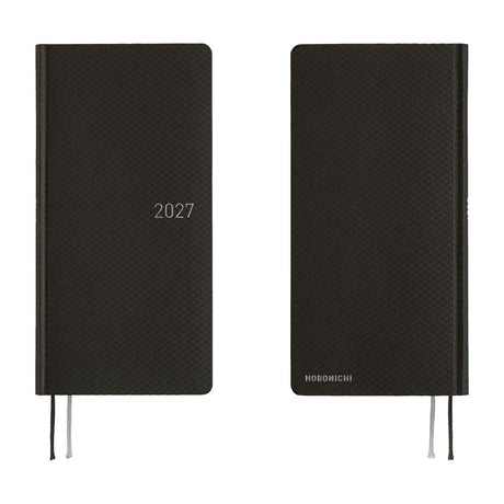 Hobonichi Techo Weeks 2027 - Paper Series: Black Argyle