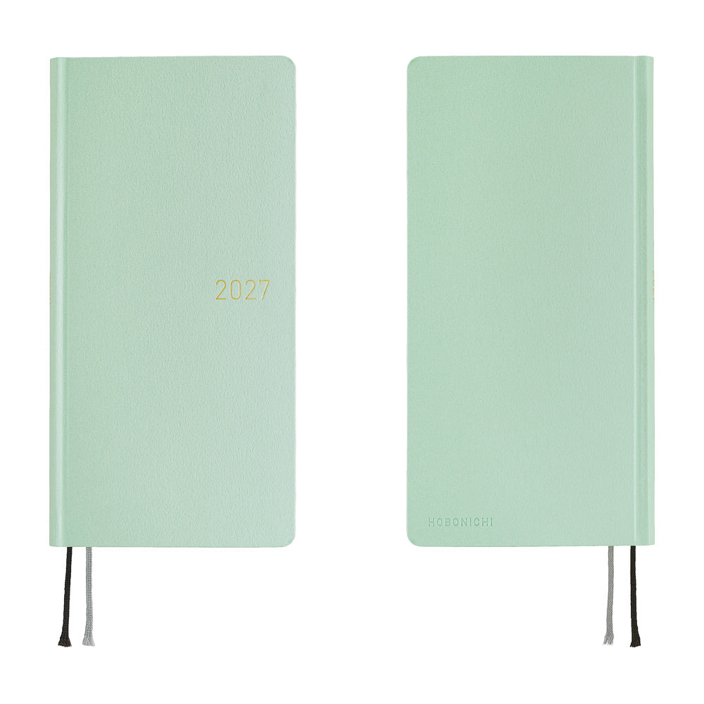 Hobonichi Techo Weeks 2027 - Paper Series: Frosty Jade