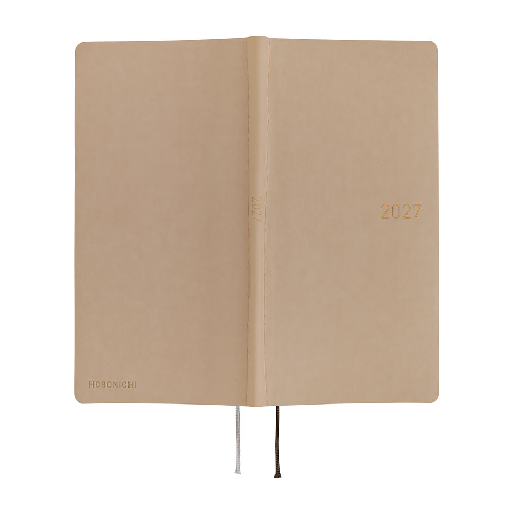 Hobonichi Techo Weeks 2027 - Smooth: Cafe au Lait