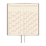 Hobonichi Techo Weeks 2027 - Smooth: Cafe au Lait