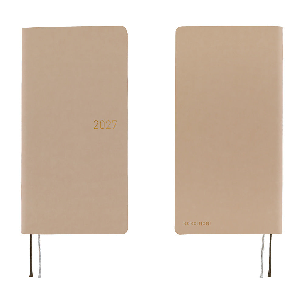 Hobonichi Techo Weeks 2027 - Smooth: Cafe au Lait