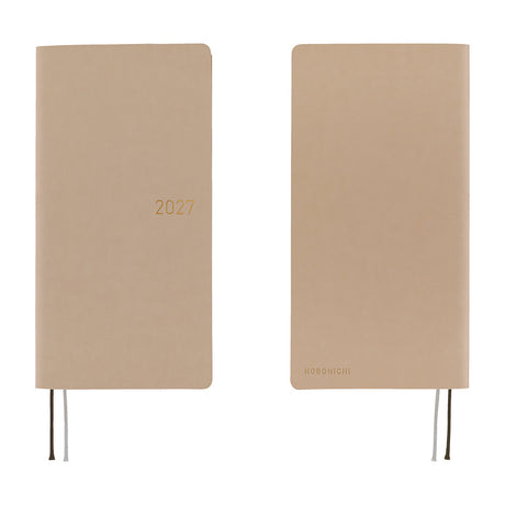 Hobonichi Techo Weeks 2027 - Smooth: Cafe au Lait