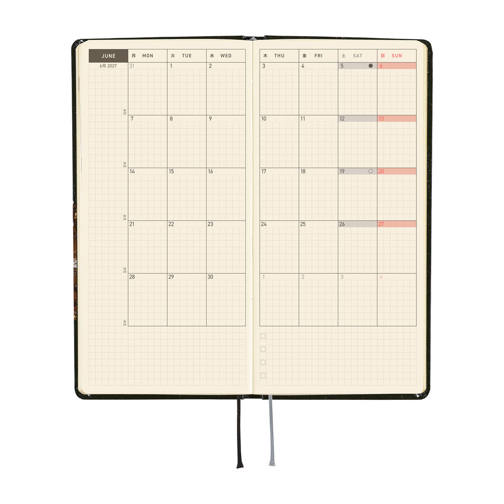 Hobonichi Techo Weeks 2027 - tanakadaisuke: Starlight