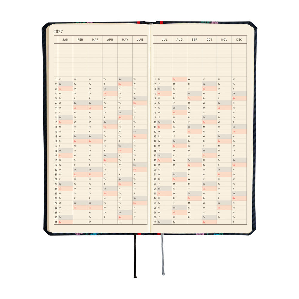 Hobonichi Techo Weeks 2027 - Yoshie Watanabe: Petit Bloom