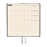 Hobonichi Techo Weeks 2027 - White Line: Black