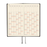 Hobonichi Techo Weeks 2027 - White Line: Black
