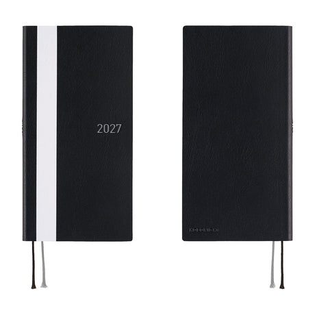 Hobonichi Techo Weeks 2027 - White Line: Black