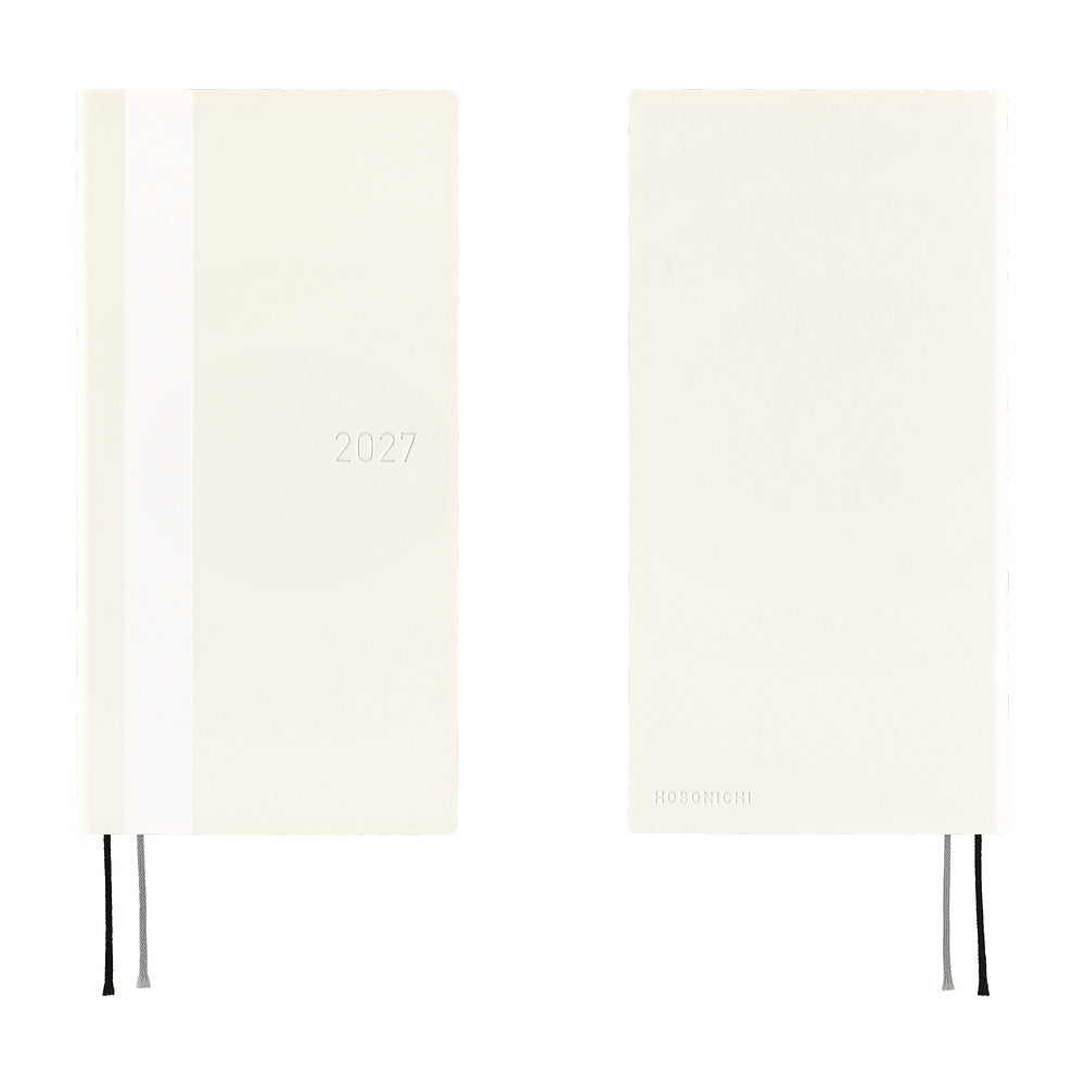 Hobonichi Techo Weeks 2027 - White Line: Ivory