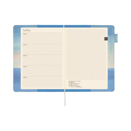 Hobonichi Hiroko Kubota: The Sea’s Dream at Dawn [Large 5-Year Techo] [JPN/A5/2026-2030]