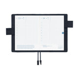 Hobonichi Techo 2026 Original Book & Cover - Colors: Black x Clear Blue [ENG/A6/Jan Start]