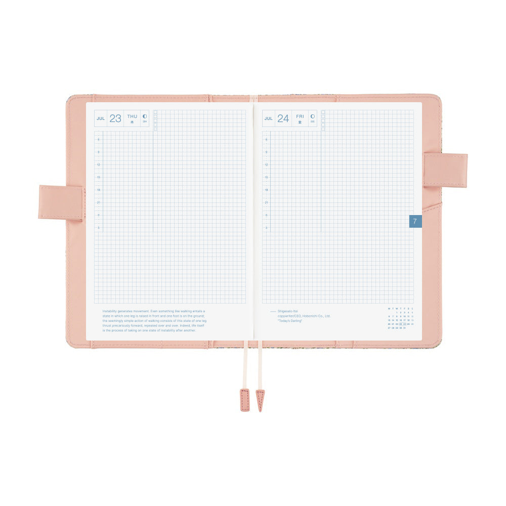 Hobonichi Techo A5 Cover - Liberty Fabrics: Sasha Kiora
