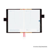 Hobonichi Techo 2026 Cousin A5 Book & Cover - ONE PIECE magazine Straw Hat Luffy (Black)