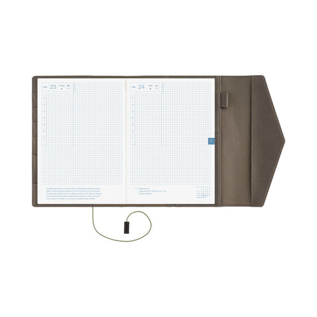 Hobonichi Techo 2026 Cousin A5 Book & Cover - Letter [ENG/A5/Jan Start]