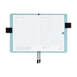 Hobonichi Techo A5 Cover - Colors: Black x Clear Blue
