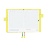 Hobonichi Techo 2026 Cousin A5 Book & Cover - mina perhonen: skyful (Yellow) [ENG/A5/Jan Start]