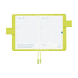 Hobonichi Techo 2026 Original Book & Cover - Colors: Aqua Lime [ENG/A6/Jan Start]