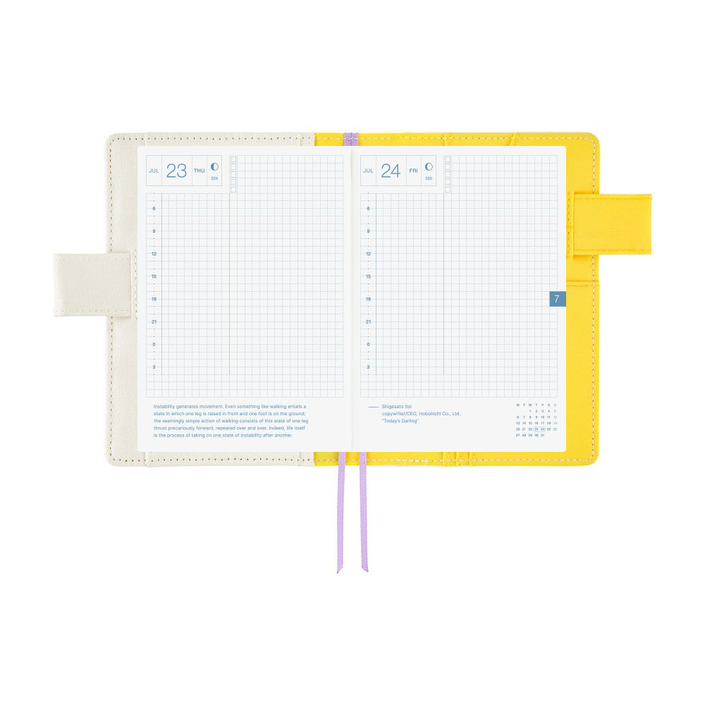 Hobonichi Techo 2026 Original Book & Cover - Yuichi Inoue: Hana (Flower) [ENG/A6/Jan Start]