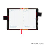 Hobonichi Techo 2026 Original Book & Cover A6 - ONE PIECE magazine Straw Hat Luffy (Black)