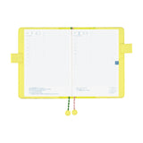 Hobonichi Techo 2026 Cousin A5 Book & Cover - mina perhonen: skyful (Yellow) [ENG/A5/Jan Start]