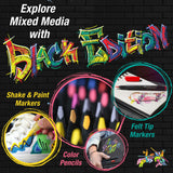 Faber-Castell Black Edition Shake & Paint Markers - Black & White 2ct