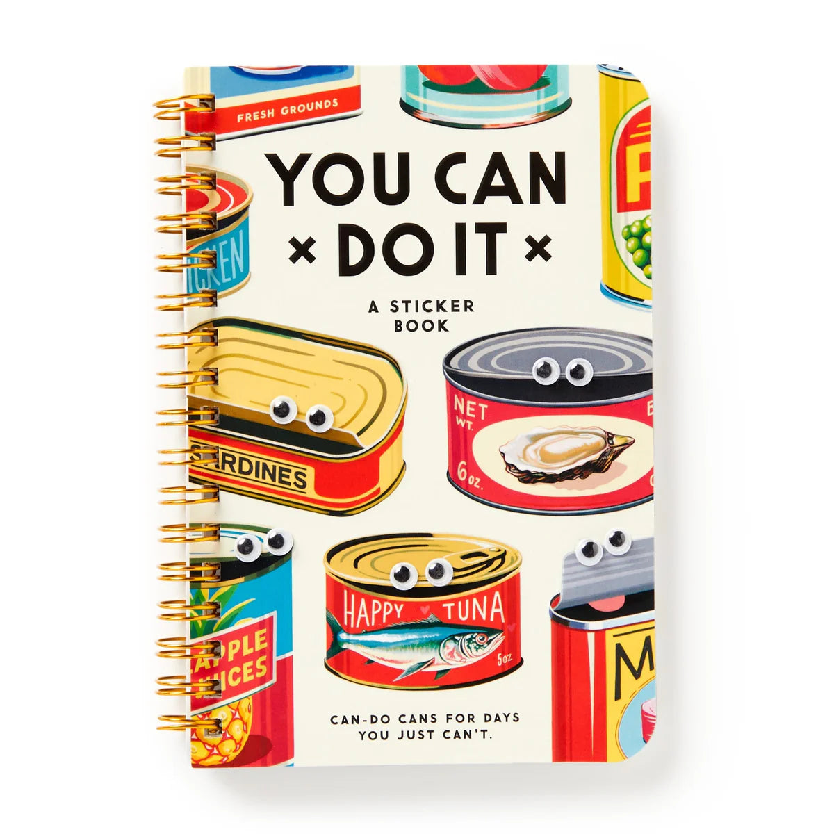 Brass Monkey You Can Do It Googly Sticker Book