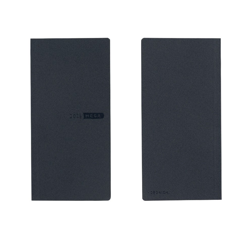 Hobonichi 2026 Weeks Mega Sneaker: Indigo Black [ENG/Tall & Slim/Jan Start]
