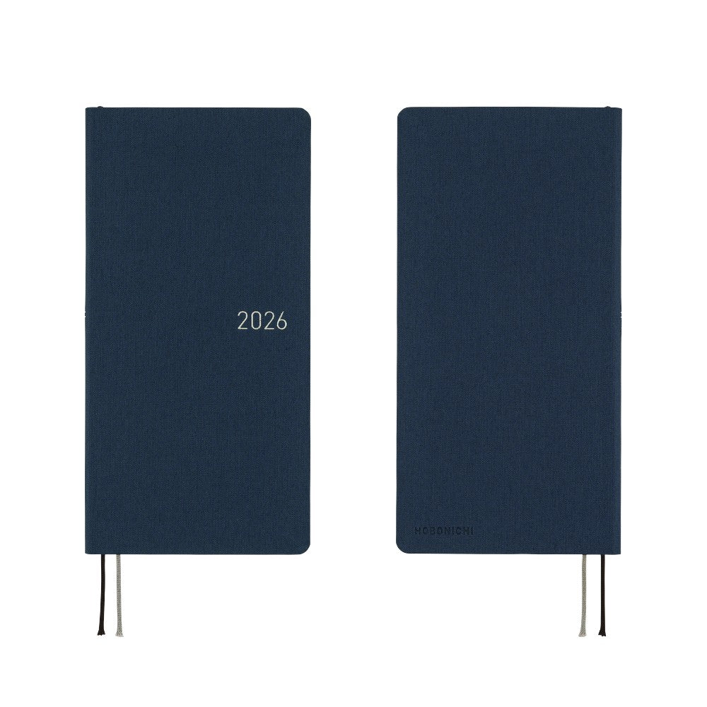 Hobonichi 2026 Weeks Mega Colors: Cosmo Blue [ENG/Tall & Slim/Jan Start]