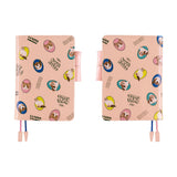 Hobonichi Techo 2026 Original Book & Cover - Candy Stripper: Random Dog & Cat (Pink) [ENG/A6/Jan Start]