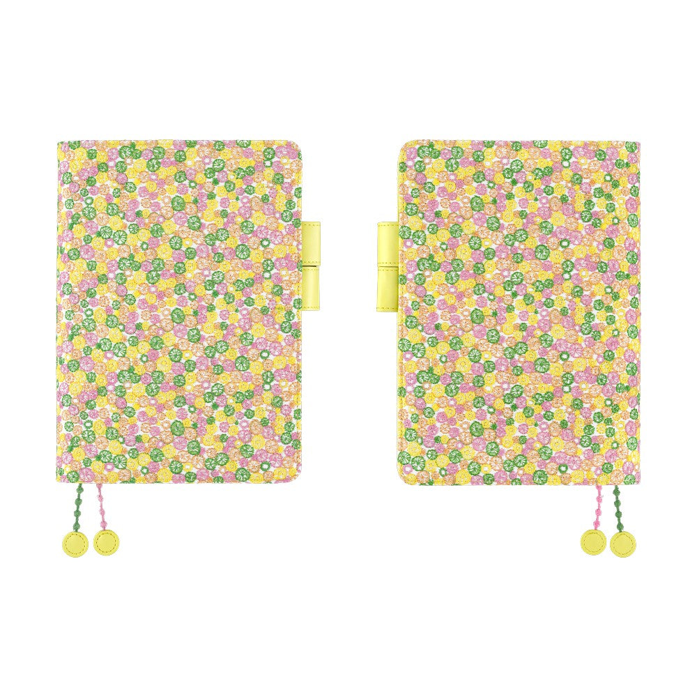 Hobonichi Techo 2026 Cousin A5 Book & Cover - mina perhonen: skyful (Yellow) [ENG/A5/Jan Start]