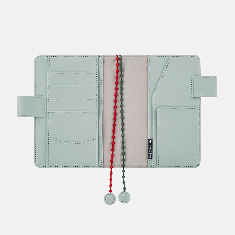 Hobonichi 2026 A6 Cover - mina perhonen: light berry (Green