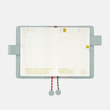 Hobonichi 2026 A6 Cover - mina perhonen: light berry (Green)