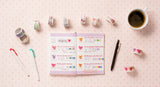 Maste Perforated Washi Tape for Diary Simple Title