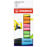 BOSS 5 Color Mini Highlighter Wallet Set Stabilo