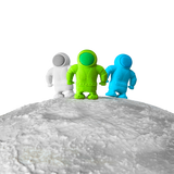 Countdown to blasting your mistakes off into outer space with these far out novelty erasers! These 3 outer space erasers are your adventurer buddies into the mind-opening space of creativity!